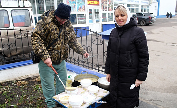 Трапеза для прихожан