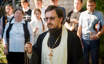 Заупокойная лития по погибшим при выполнении служебных обязанностей сотрудникам УФСИН