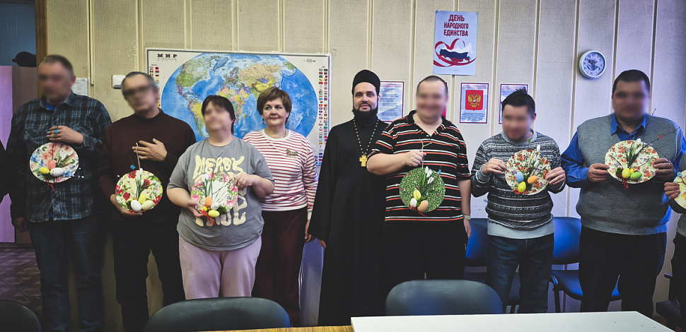 Пасхальный мастер-класс в психоневрологическом диспансере