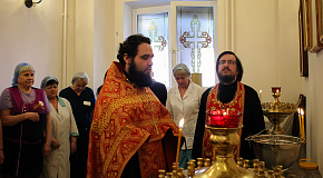 Молебен с освящением в офтальмологической больнице