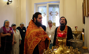 Молебен с освящением в офтальмологической больнице