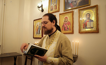 Молебен в офтальмологической больнице