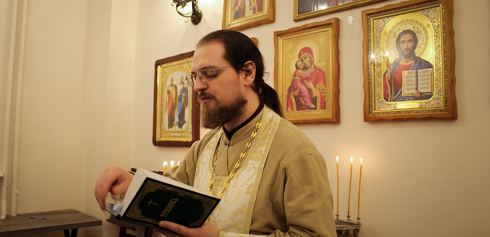 Молебен в офтальмологической больнице