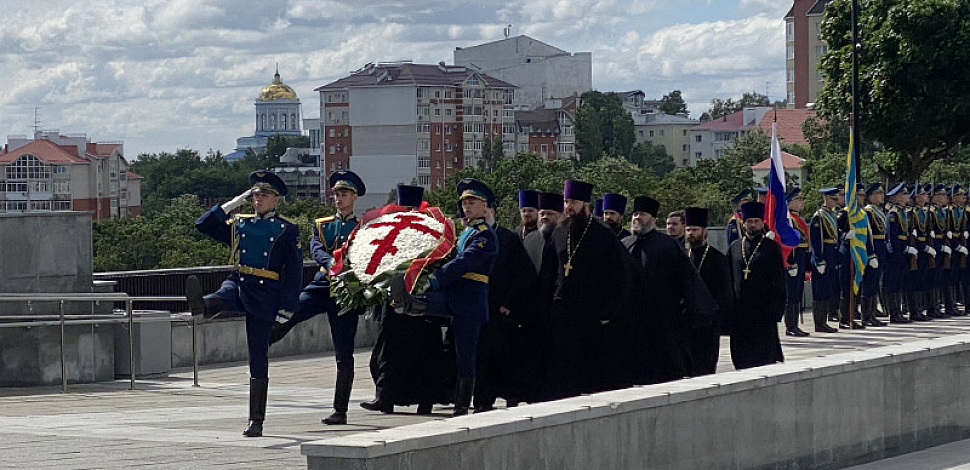 Клирики Воронежской епархии почтили память защитников Отечества
