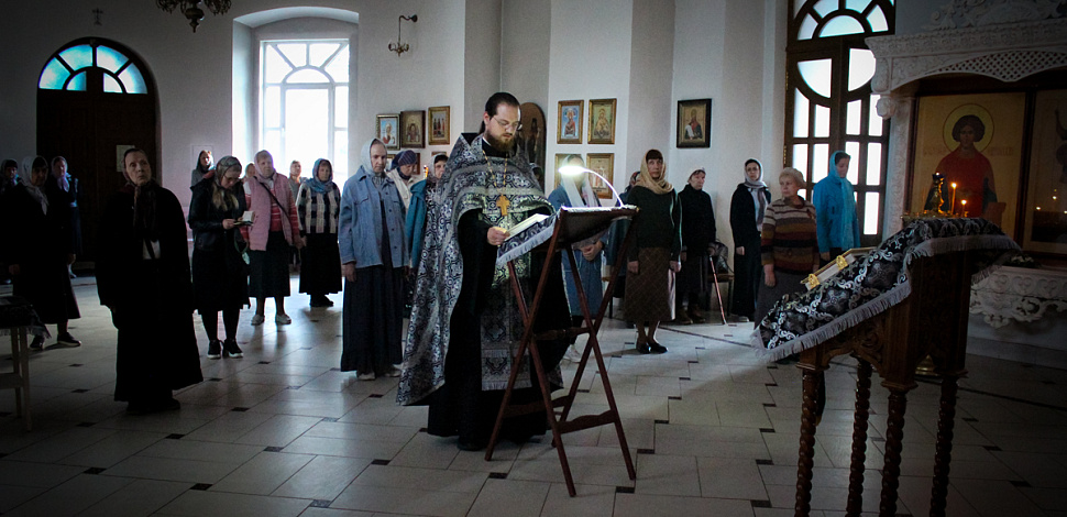 В храме пророка Самуила совершена 3-я Пассия